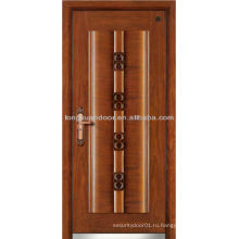 Передняя входная бронированная дверь для продажи с деревянными конструкциями